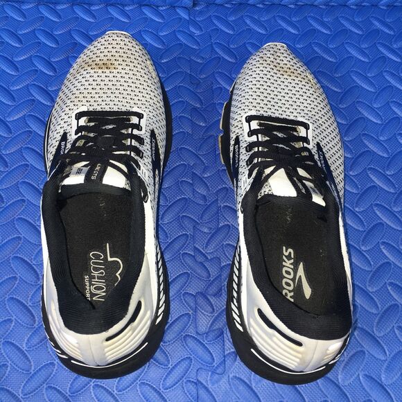 Brooks Adrenaline GTS 22 Womens Running Shoes White Athletic Sneakers Size 9.5B - Picture 7 of 12